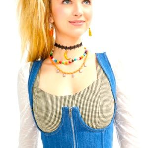 DELiAS Denim Under-Bust Corset